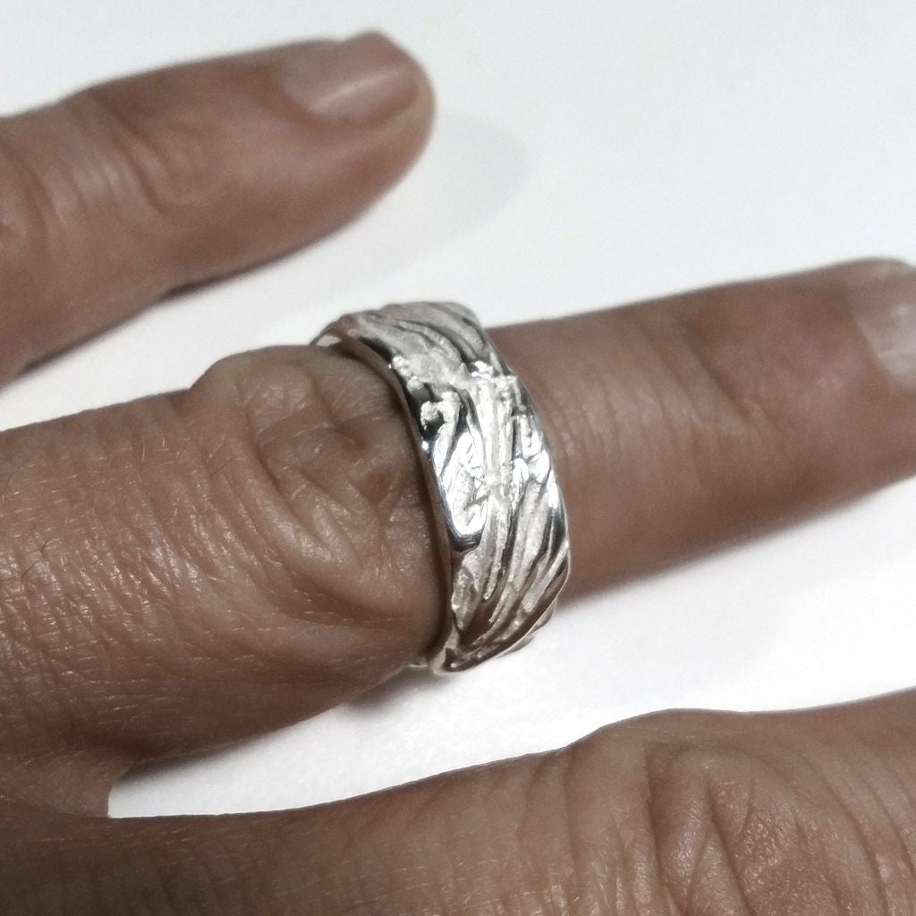 Anello fascia in argento 925 Anello d'argento | GIOIELLI ARGENTO | FASCIA satinata