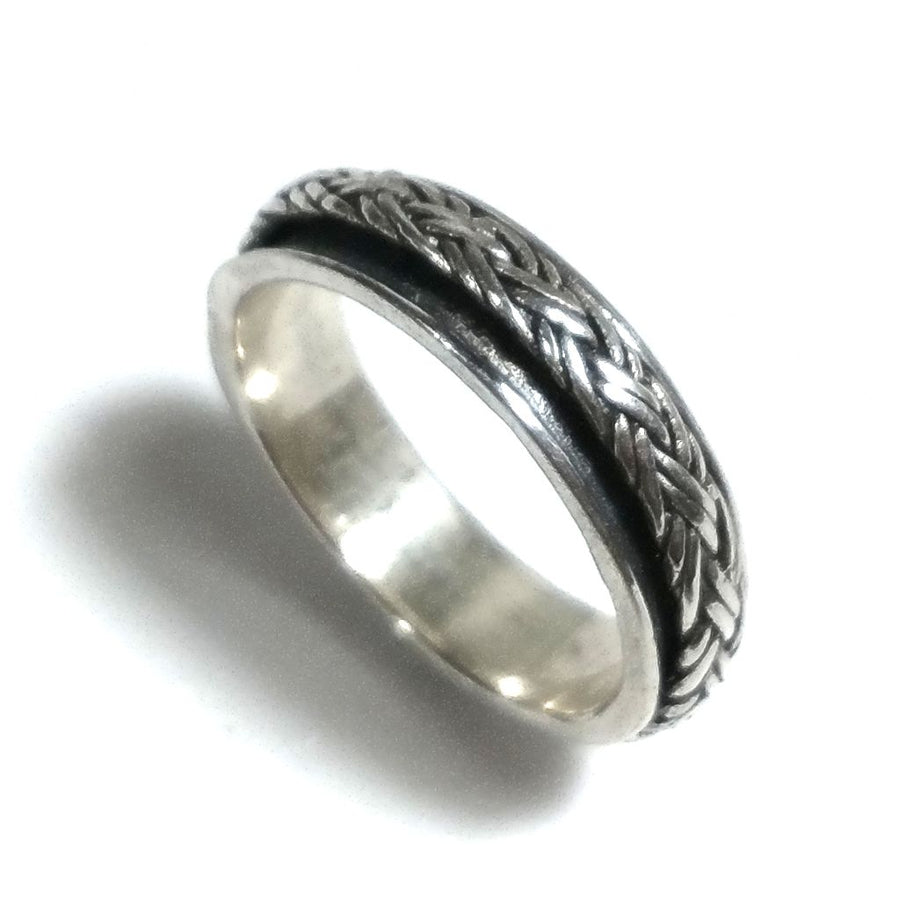 Anello fascia in argento 925 ANELLO artigianale | Anello ARGENTO | ANTISTRESS