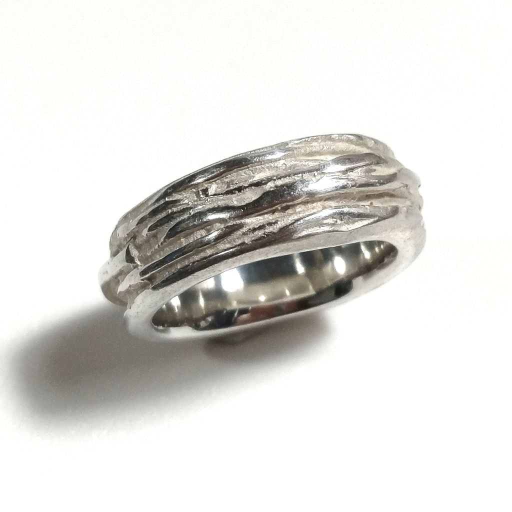 Anello fascia in argento 925 Anello d'argento | GIOIELLI ARGENTO | FASCIA satinata