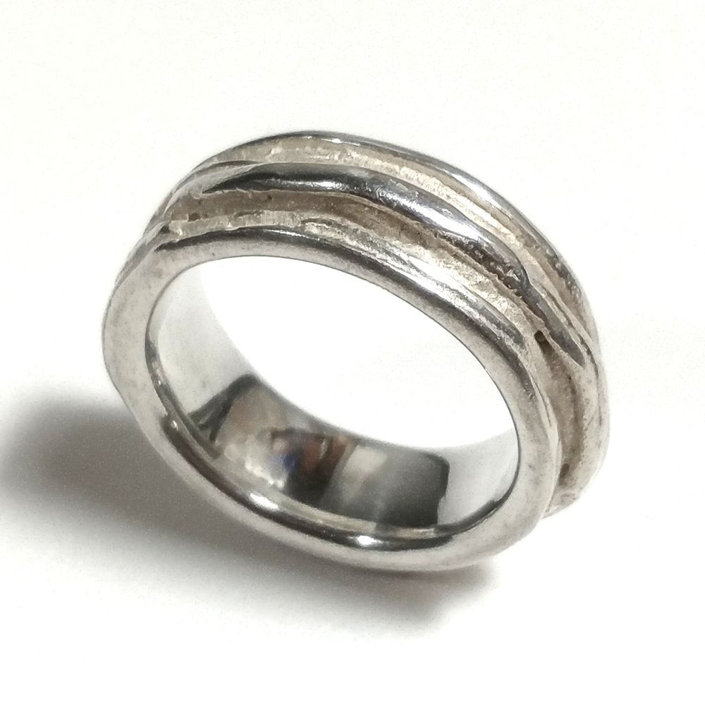 Anello fascia in argento 925 Anello d'argento | GIOIELLI ARGENTO | FASCIA satinata