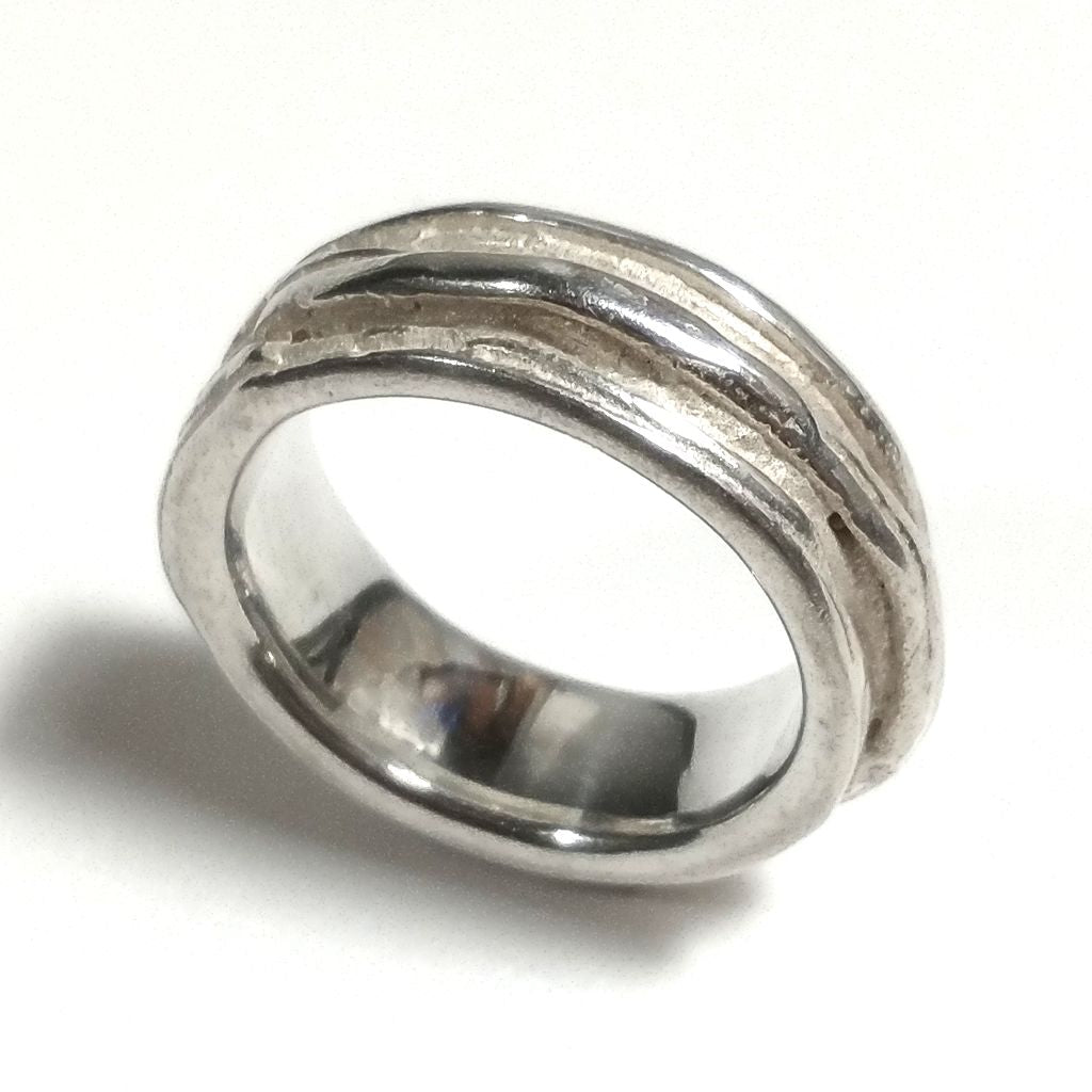 Anello fascia in argento 925 Anello d'argento | GIOIELLI ARGENTO | FASCIA satinata