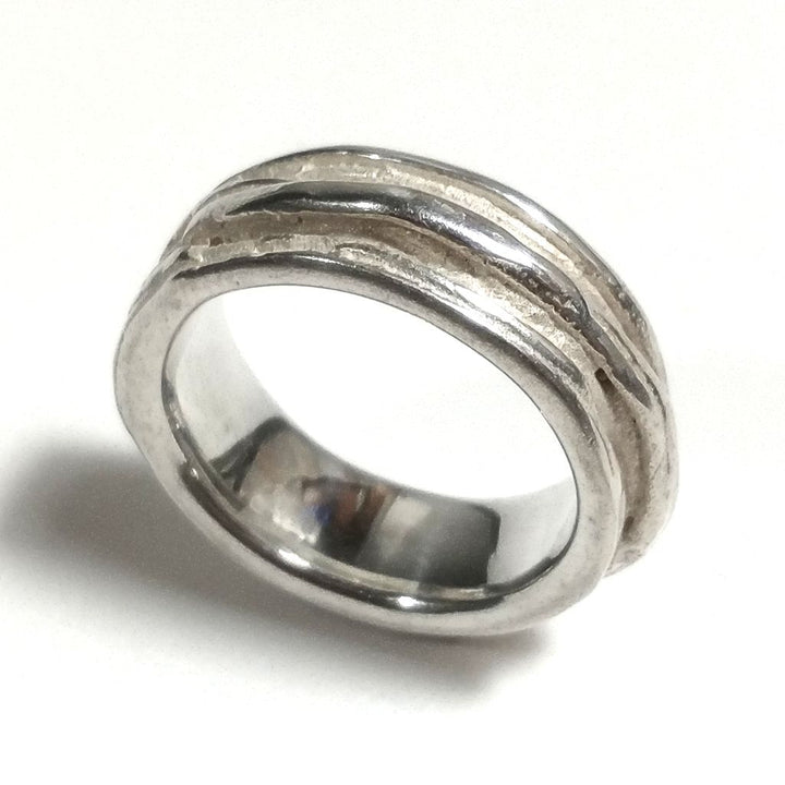 Anello fascia in argento 925 Anello d'argento | GIOIELLI ARGENTO | FASCIA satinata