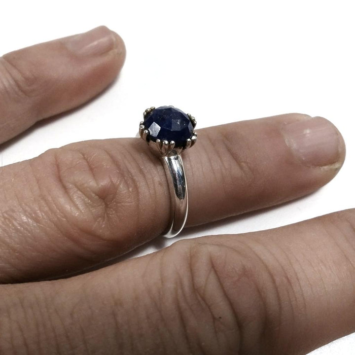 ANELLO artigianale in argento 925 con Lapislazzuli | GIOIELLI CON PIETRE