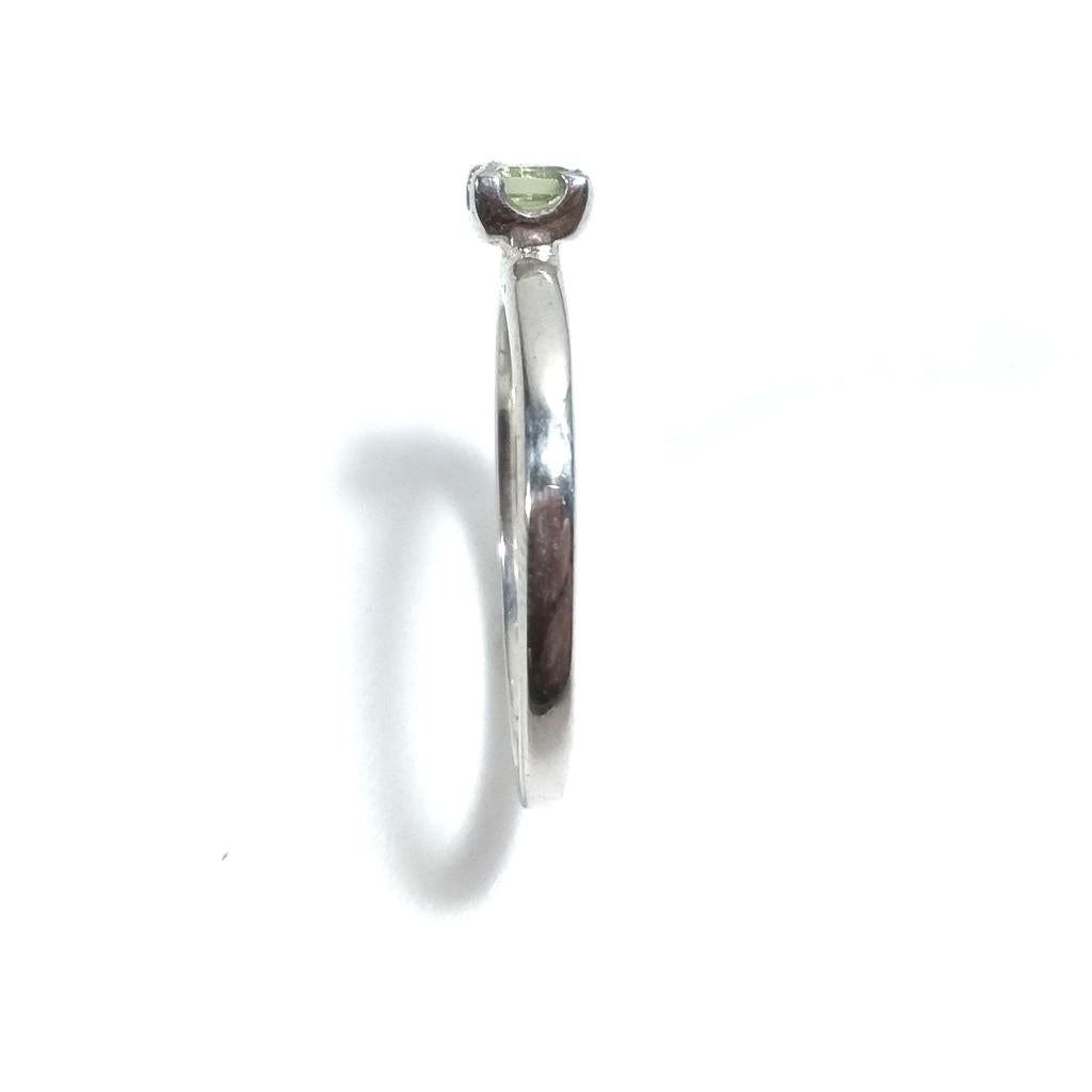 ANELLO artigianale in argento 925 Anello con Peridoto | GIOIELLI IN ARGENTO
