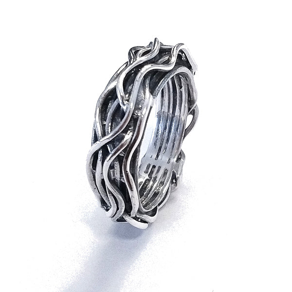 ANELLO etnico WIRED in argento 925 ANELLO artigianale | ANELLO ARGENTO | Filo della vita