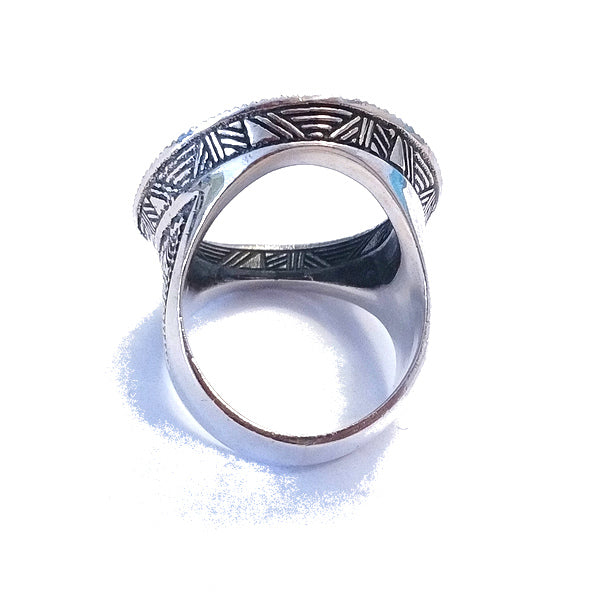 ANELLO etnico DULARI in argento 925 ANELLO artigianale | ANELLO ARGENTO
