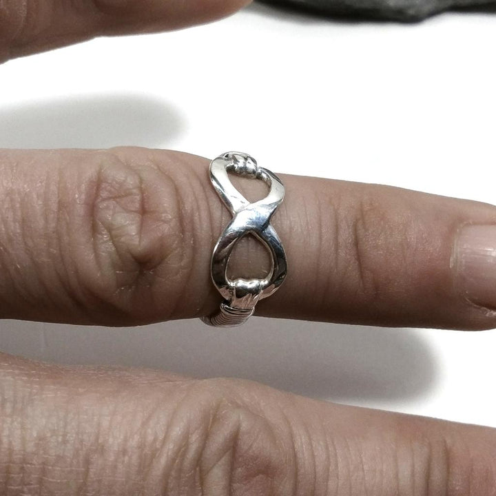 Anello A fascia in argento 925 - INFINITY