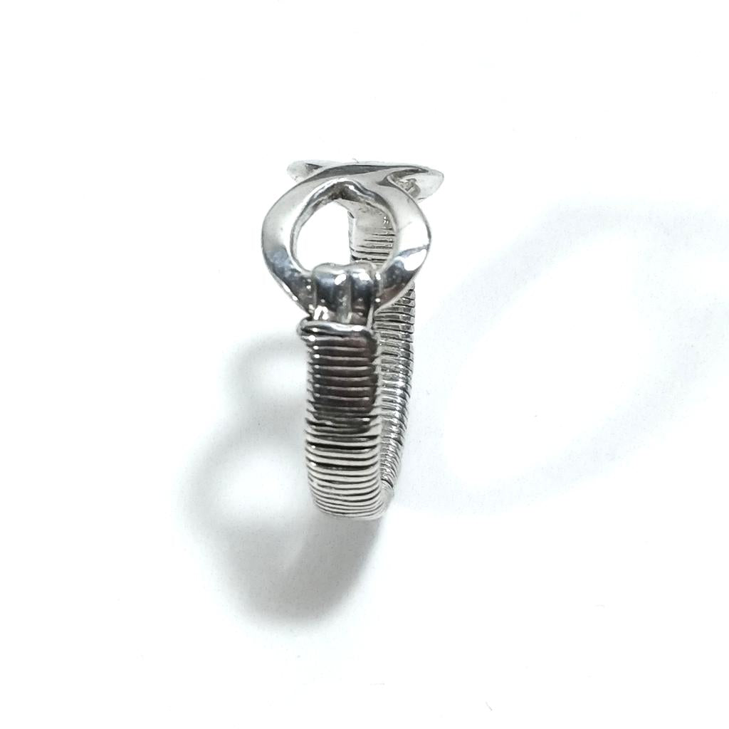 Anello A fascia in argento 925 - INFINITY