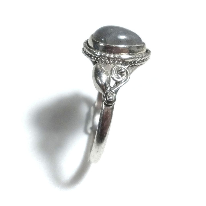 Anello con pietra in argento 925 con Labradorite | GIOIELLI ETNICI