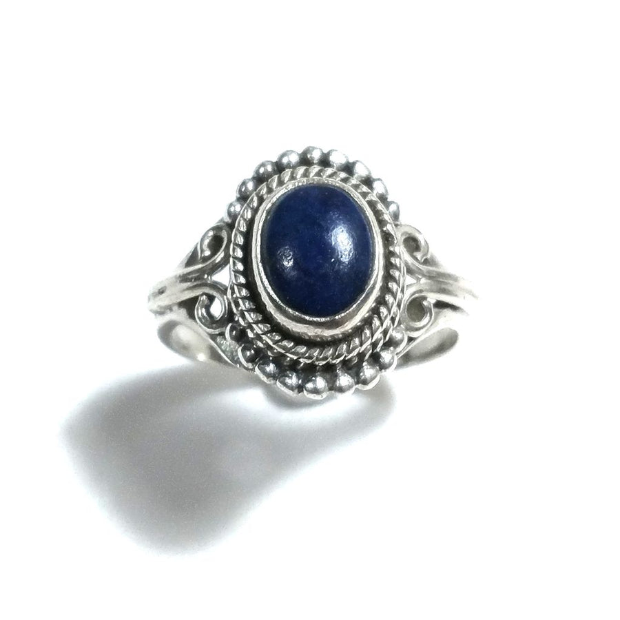 Anello con pietra in argento 925 con Lapislazzuli | Gioielli in argento