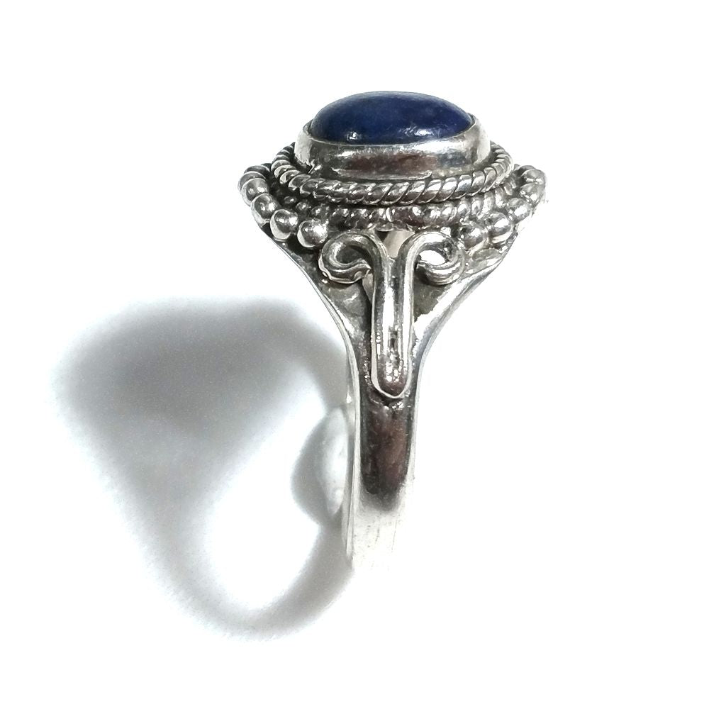 Anello con pietra in argento 925 con Lapislazzuli | Gioielli in argento