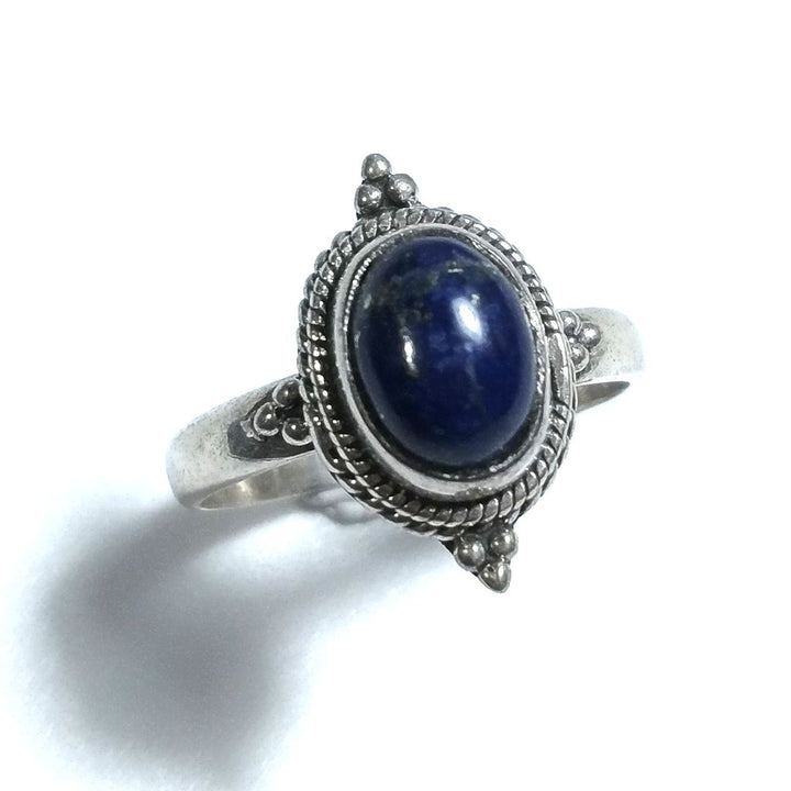 Anello con pietra in argento 925 con Topazio mistico, Turchese, Lapislazzuli | GIOIELLI ETNICI