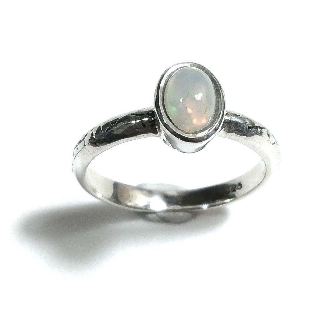 Anello con pietra in argento 925 con Opale | ANELLI ARGENTO