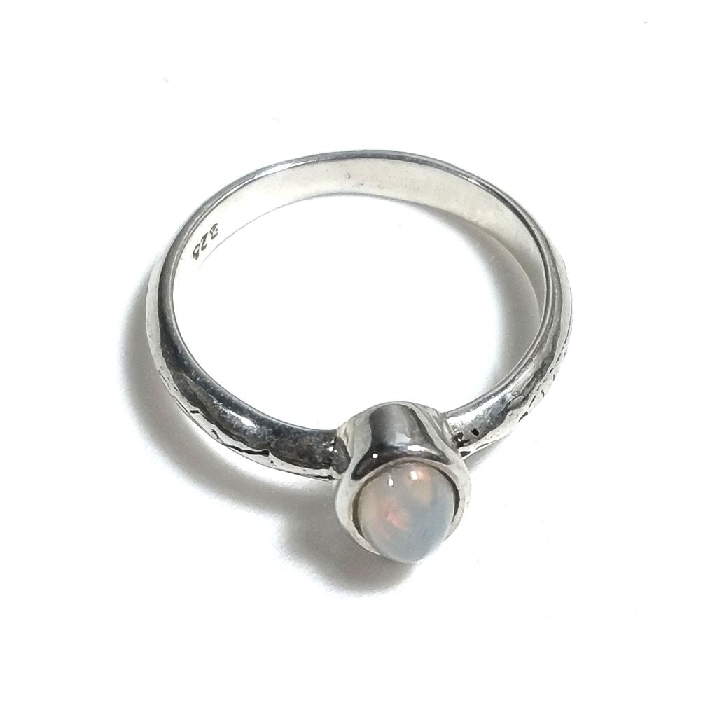 Anello con pietra in argento 925 con Opale | ANELLI ARGENTO