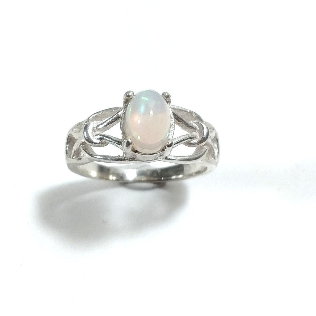 Anello con pietra in argento 925 con Opale | ANELLI ARGENTO