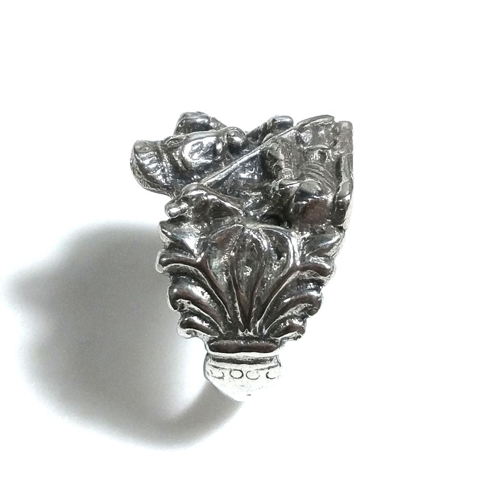 ANELLO ETNICO in argento 925 con GANESH | GIOIELLI ETNICI