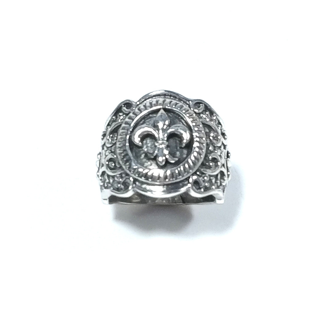 Anello artigianale in argento 925 - GIGLIO