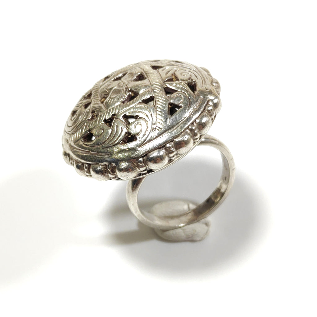 ETHNIC RING in 925 silver RING - CHINTAK