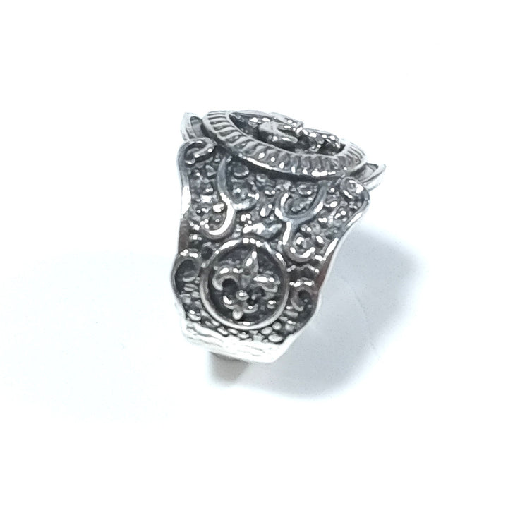 Anello artigianale in argento 925 - GIGLIO