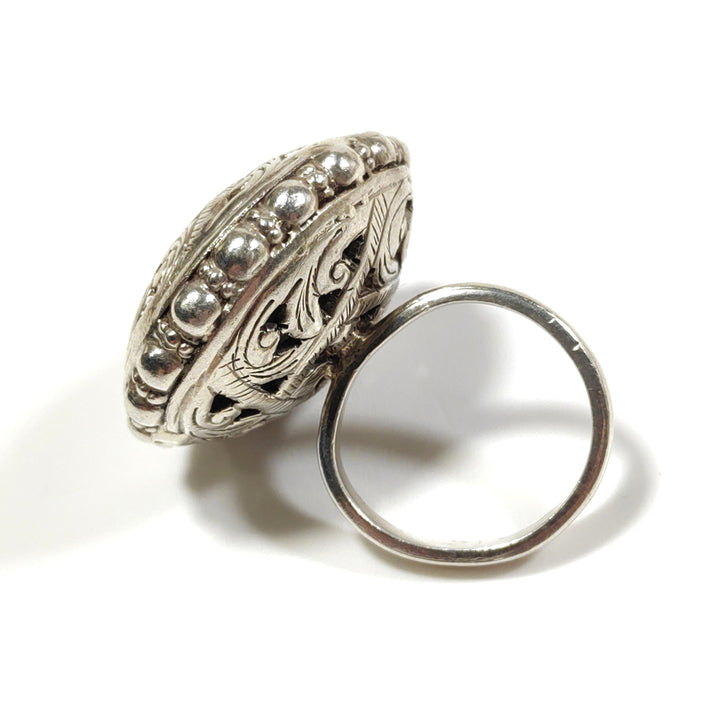 ETHNIC RING in 925 silver RING - CHINTAK