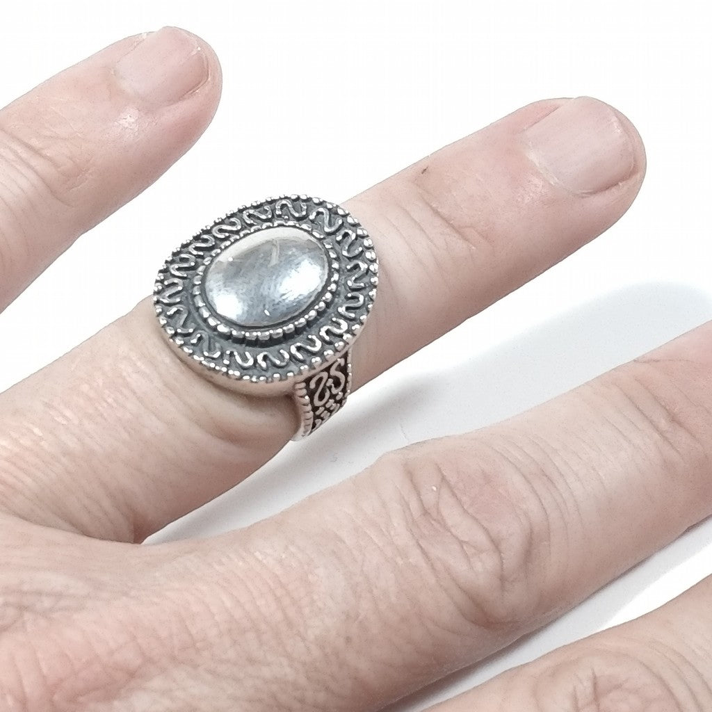 ETHNIC RING in 925 silver handcrafted RING | SILVER JEWELRY | SILVER RINGS