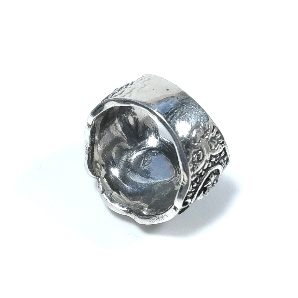 Anello artigianale in argento 925 - GIGLIO