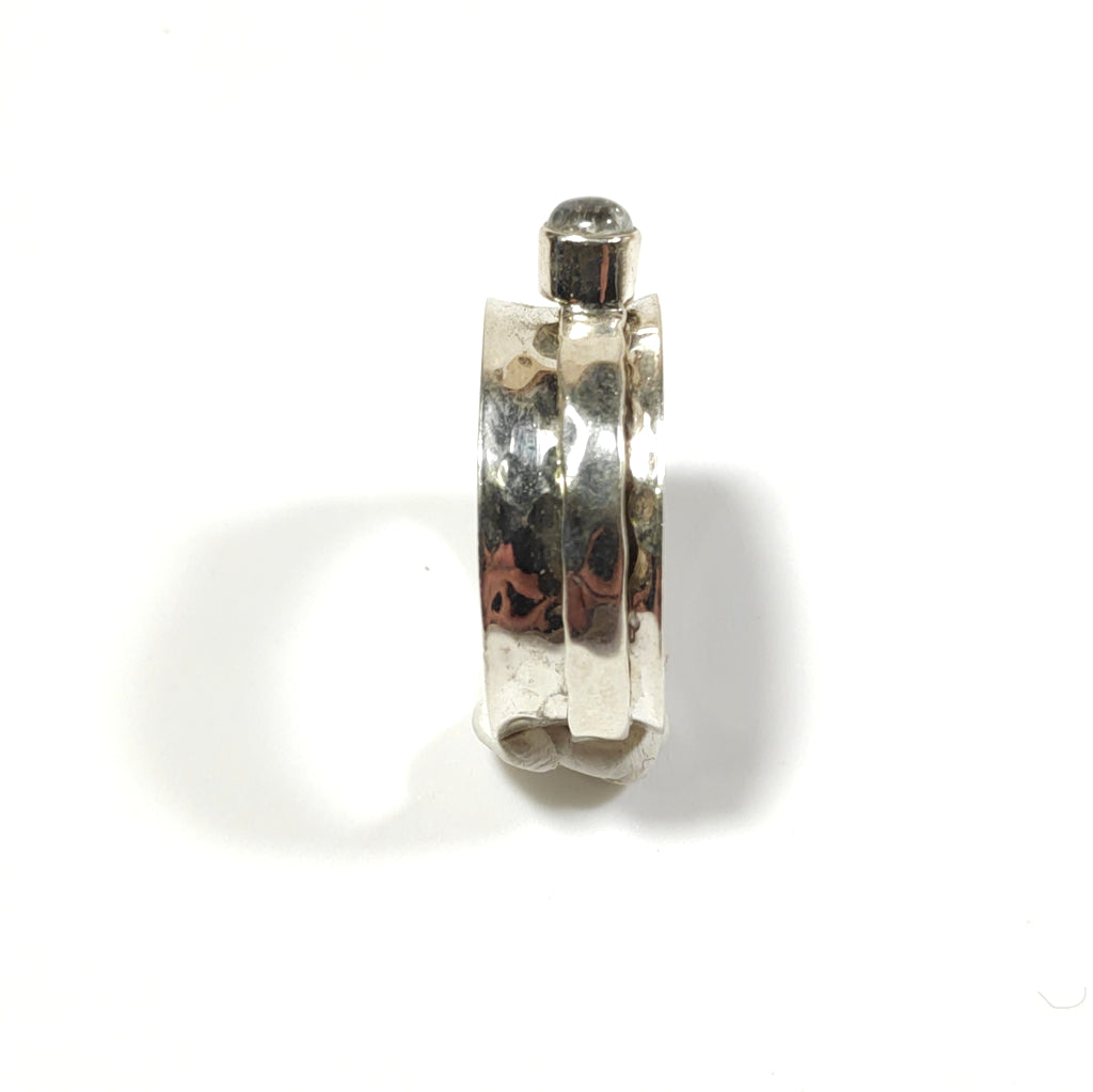 Anello antistress ANBU con pietra in argento 925