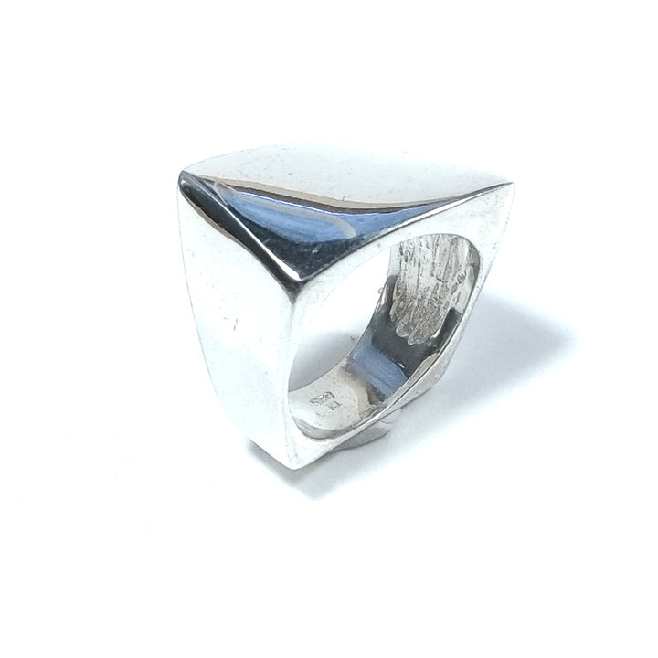 Anello fascia in argento 925 ANELLO artigianale | PEZZO UNICO