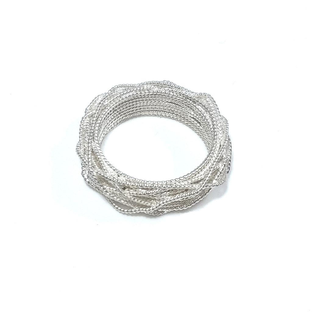 Band ring in 925 silver handcrafted RING | SINGLE PIECE