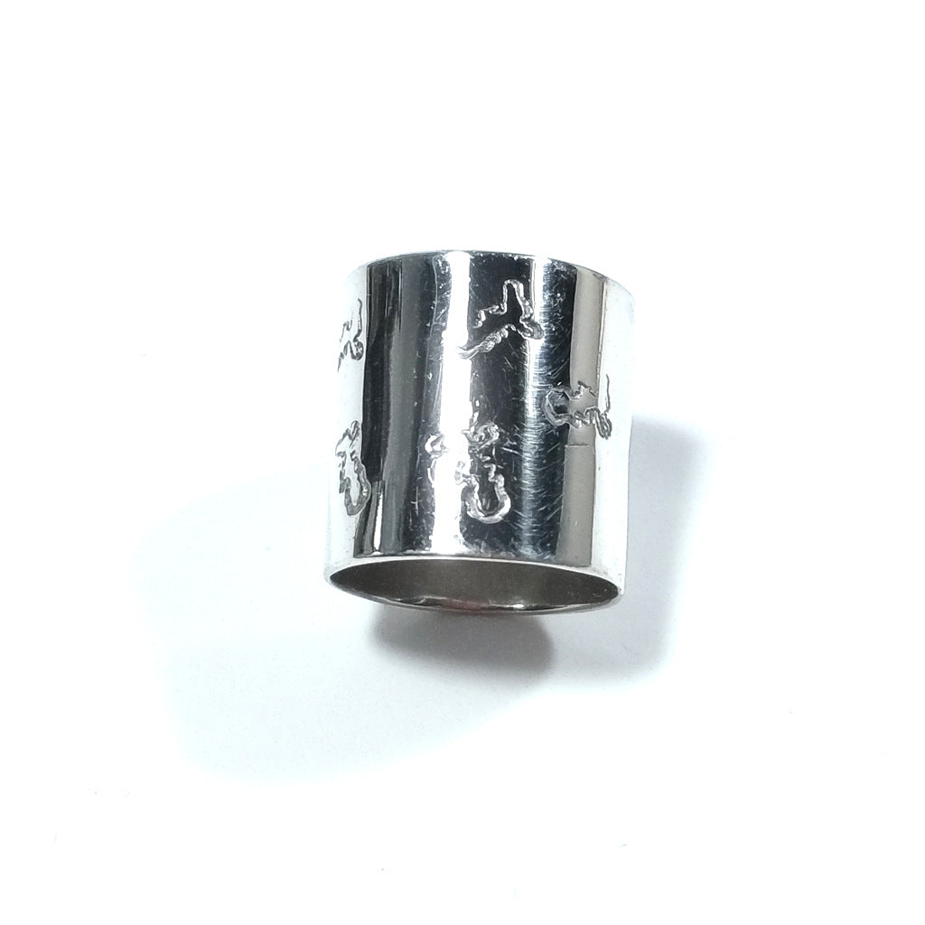 Handcrafted RING in 925 silver Band ring | Elba to Porter