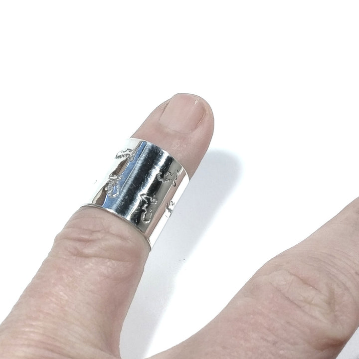 Handcrafted RING in 925 silver Band ring | Elba to Porter