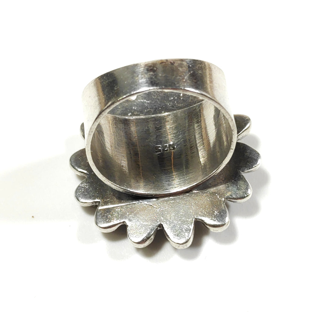 ETHNIC RING in 925 silver RING - AMARAM