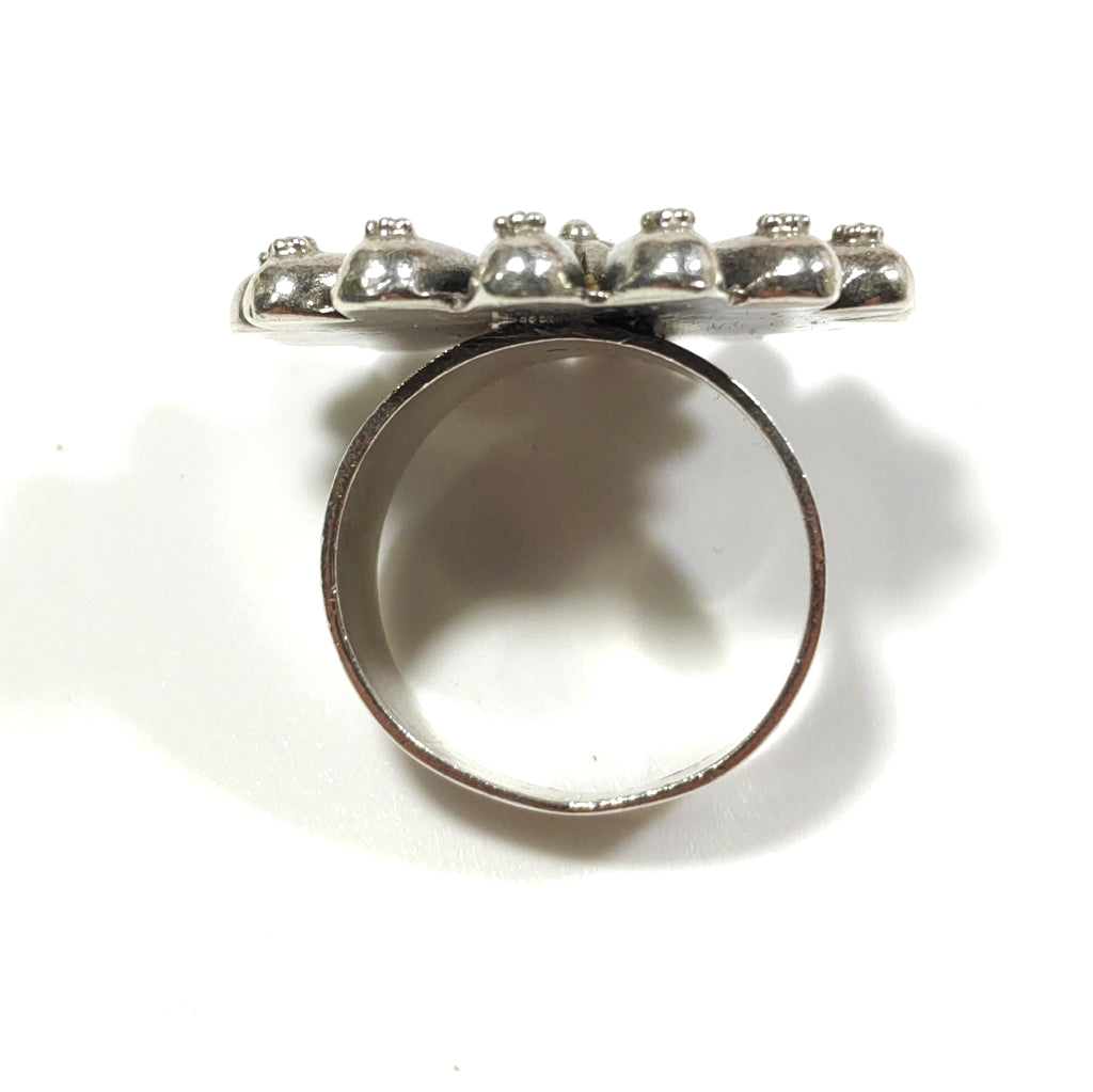 ETHNIC RING in 925 silver RING - AMARAM