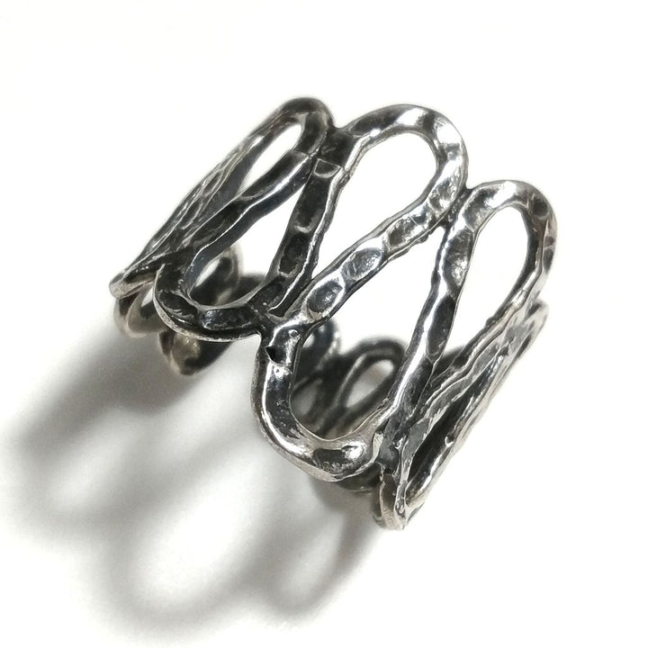 ANELLO artigianale in argento 925 Anello fascia | ANELLI ARGENTO
