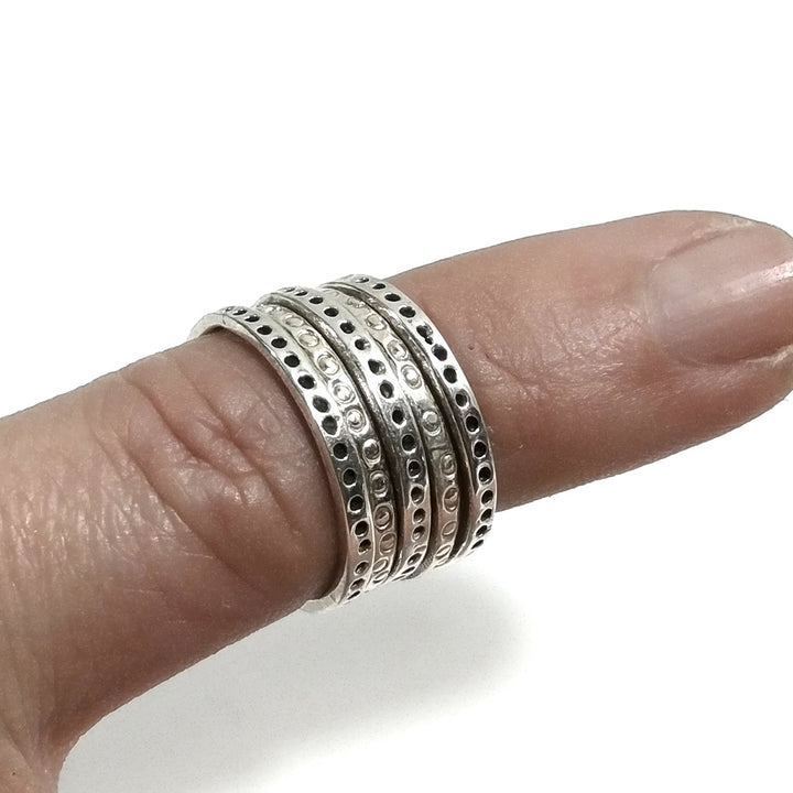 Anello fascia in argento 925 ANELLO artigianale | GIOIELLI IN ARGENTO