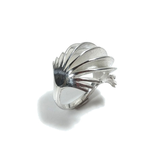 ANELLO artigianale in argento 925 Anello a spirale - NARR – dettagli