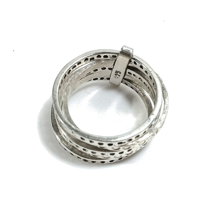Anello fascia in argento 925 ANELLO artigianale | GIOIELLI IN ARGENTO