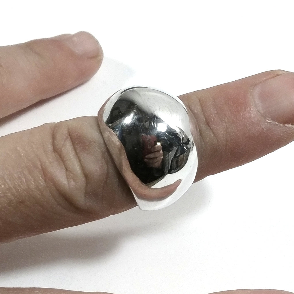 Anello fascia in argento 925 Anello d'argento | GIOIELLI ARGENTO | FASCIA satinata