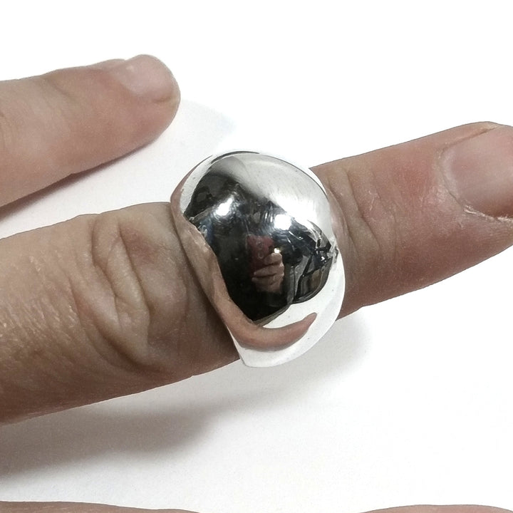 Anello fascia in argento 925 Anello d'argento | GIOIELLI ARGENTO | FASCIA satinata