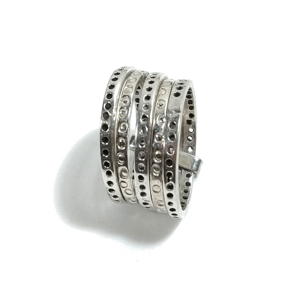 Anello fascia in argento 925 ANELLO artigianale | GIOIELLI IN ARGENTO