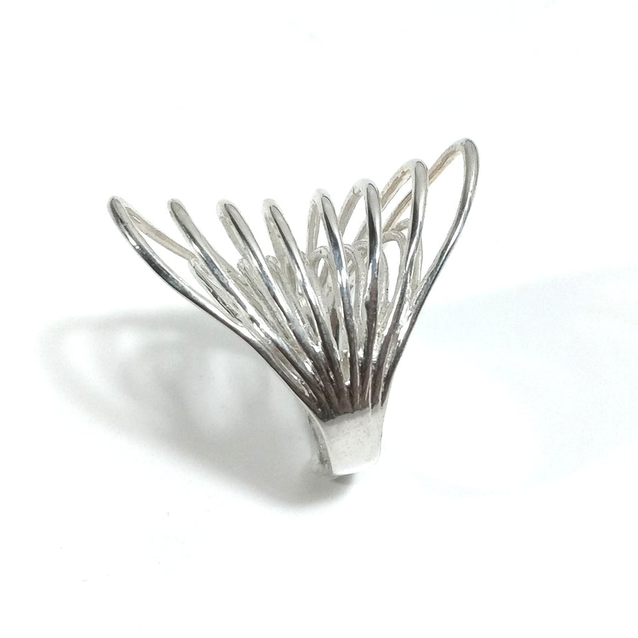 Anello fascia in argento 925 ANELLO artigianale | GIOIELLI Contemporanei in argento