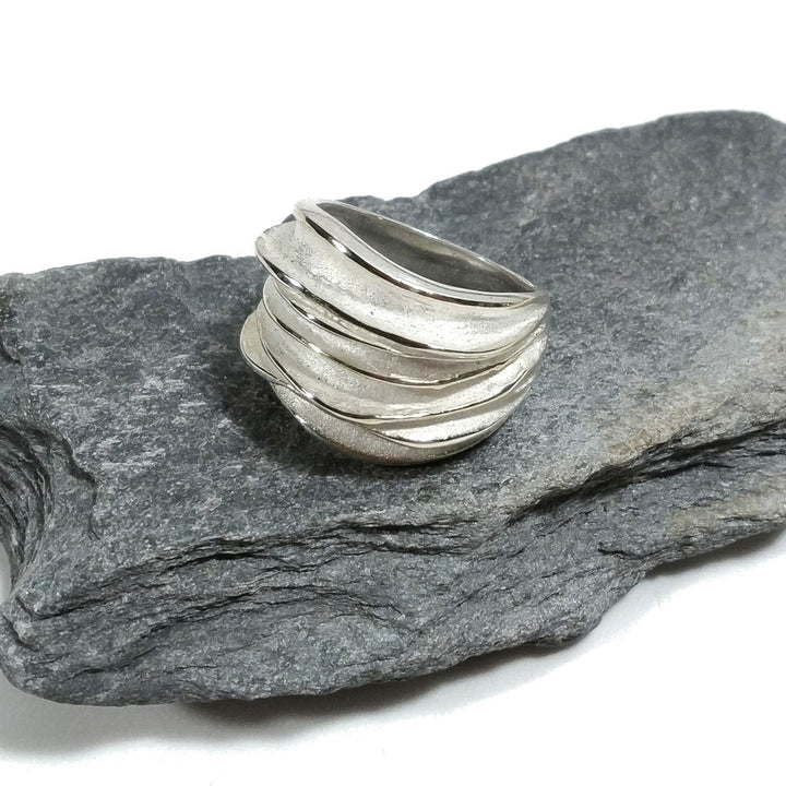 Anello fascia in argento 925 Anello d'argento | GIOIELLI ARGENTO | FASCIA satinata