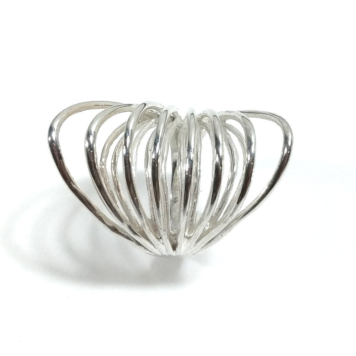 Anello fascia in argento 925 ANELLO artigianale | GIOIELLI Contemporanei in argento
