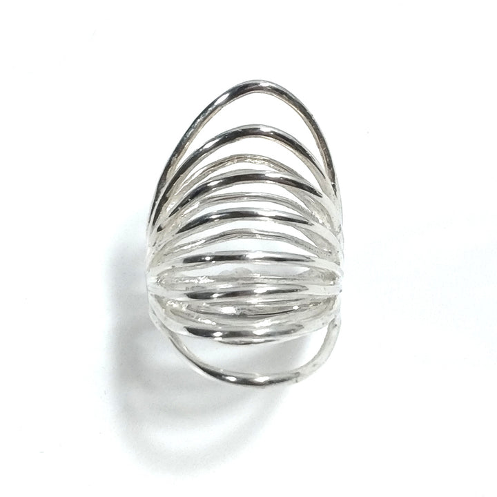 Anello fascia in argento 925 ANELLO artigianale | GIOIELLI Contemporanei in argento