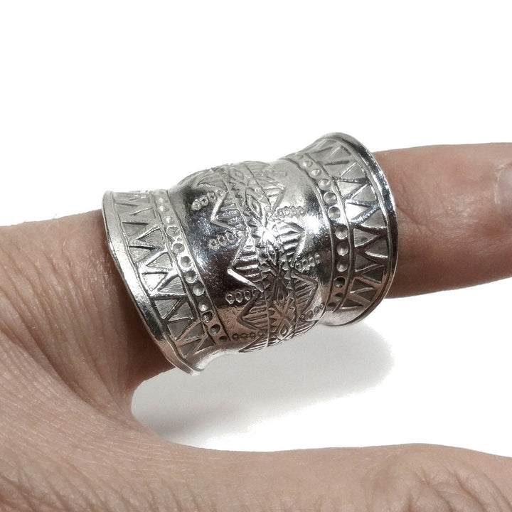 ANELLO ETNICO in argento 925 ANELLO artigianale | GIOIELLI ETNICI