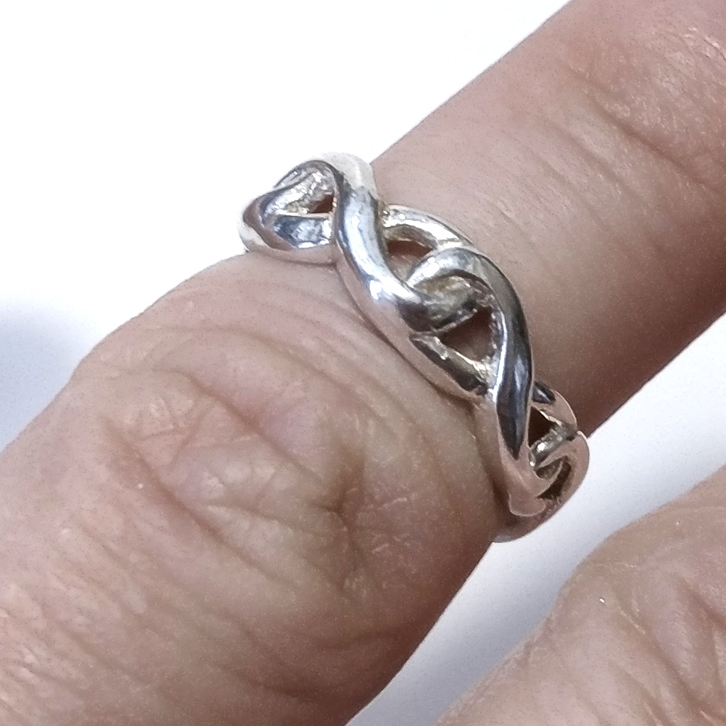 925 Silver Band Ring Silver Ring | INFINITE