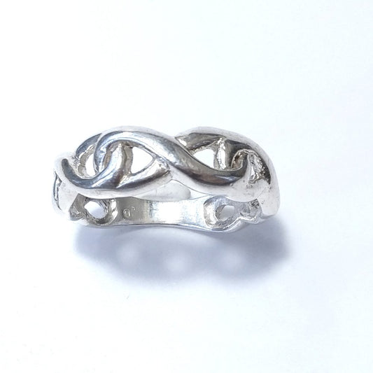 Anello fascia in argento 925 Anello d'argento | INFINITO