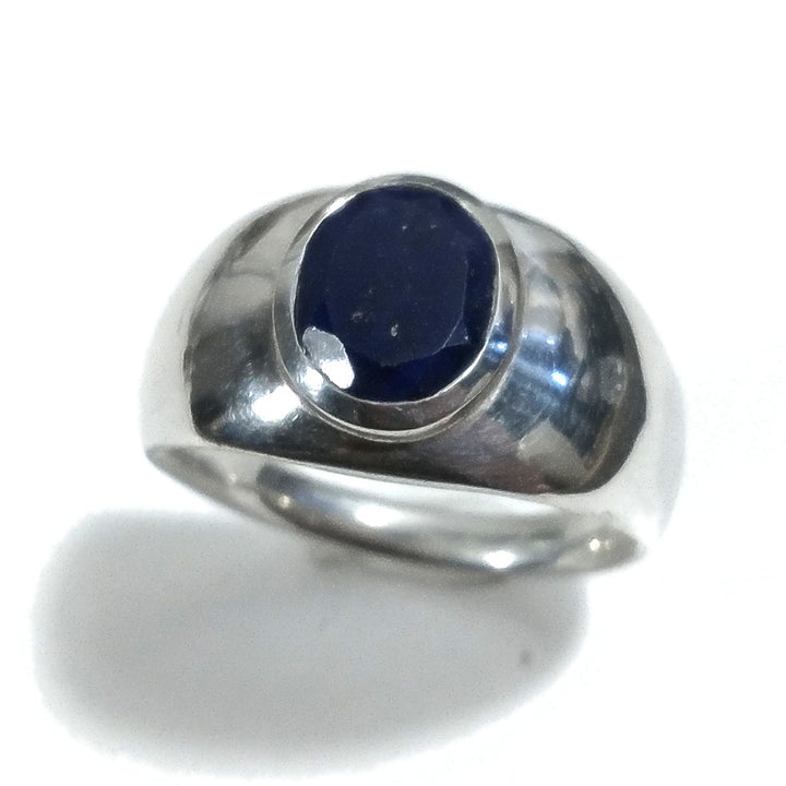 Anello con pietra in argento 925 ANELLO artigianale Lapislazzuli | GIOIELLI IN ARGENTO