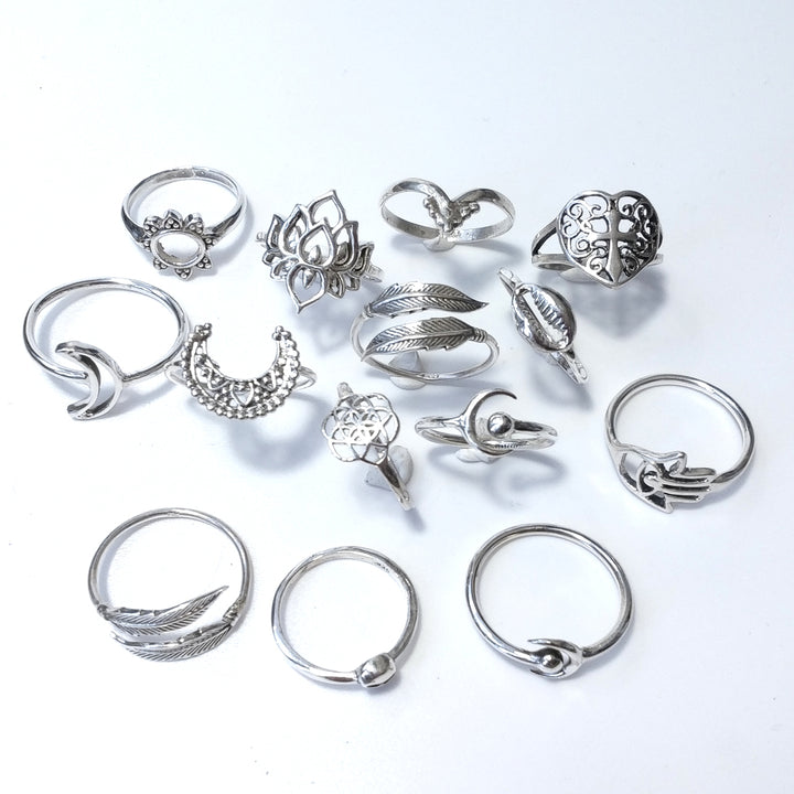 SILVER RING stackable in 925 silver