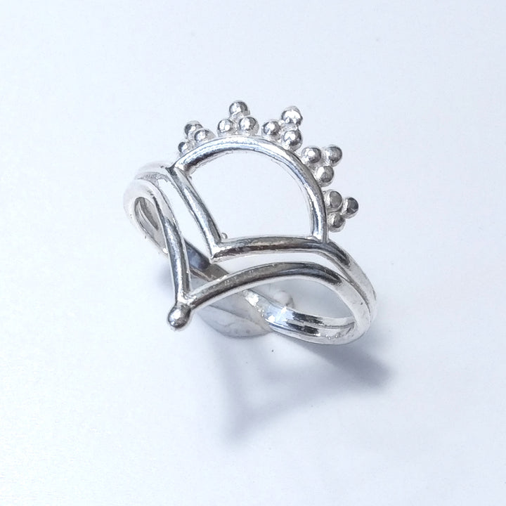 SILVER RING stackable in 925 silver